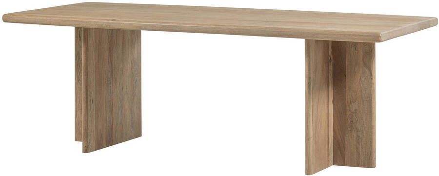WOOOD Eettafel Ato Mangohout 220 x 90cm Naturel
