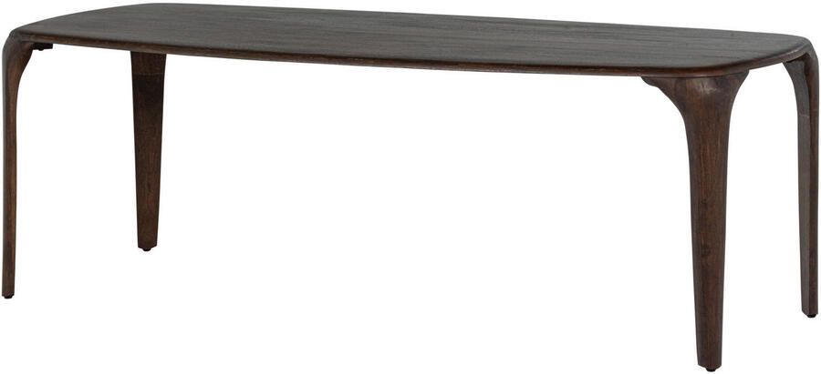 WOOOD | Fiore eettafel mango hout donkerbruin 230x95cm | Eettafels | Eettafel - Foto 2