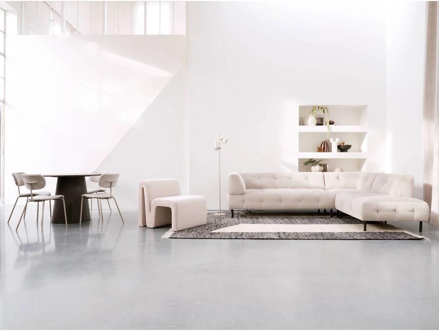 WOOOD Exclusive | Maan Eettafel Rond Mdf Donkerbruin -Ø120cm | Eettafels | Eettafel