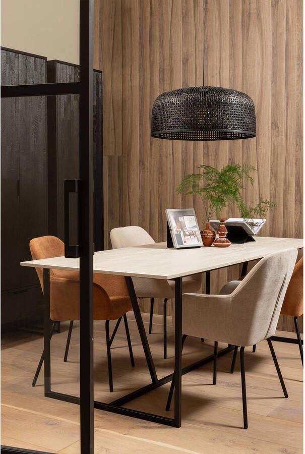 WOOOD Eettafel Silas rechthoekige vorm hout gedeeltelijk massief h 75 cm x b 220 cm - Foto 5