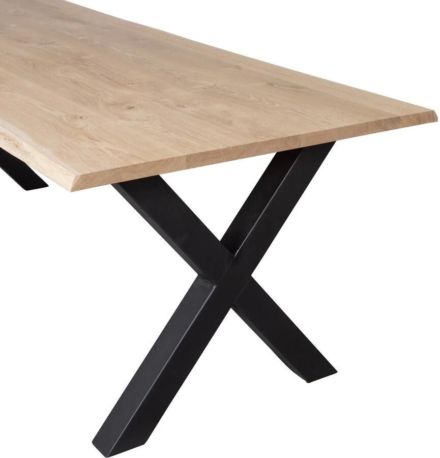 WOOOD | Combi-Eettafel: boomstam eiken 180x90&alkmaar poot | Eettafels | Eettafel - Foto 2