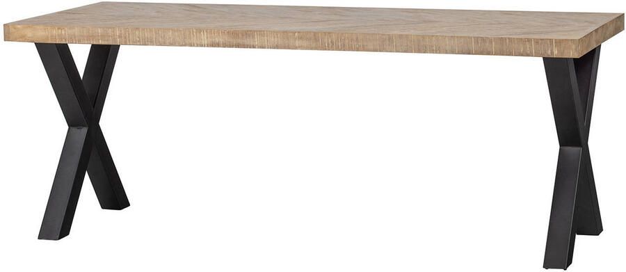 WOOOD | Combi-Eettafel: mango visgraat 180x90&alkmaar | Eettafels | Eettafel - Foto 3