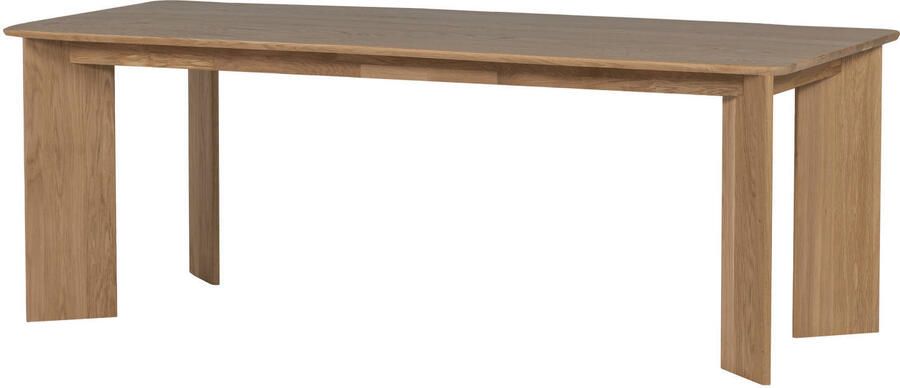 WOOOD | Eettafel afgerond dl 220x100cm transparant | Eettafels | Eettafel