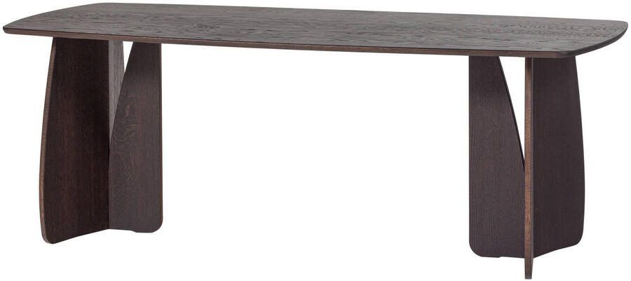 WOOOD eetkamertafel Veere (100x200 cm) mystic brown