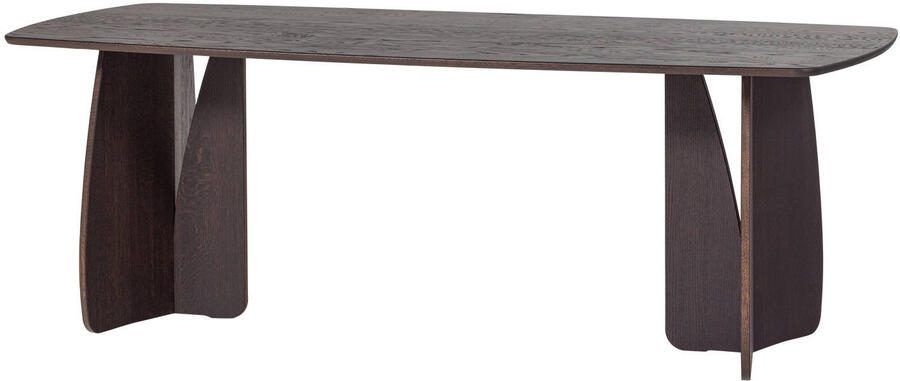 WOOOD eetkamertafel Veere (100x220 cm) mystic brown
