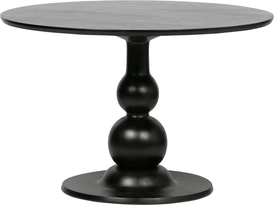 BePureHome | Blanco Eettafel -Ø120cm Mango Diep Zwart | Eettafels | Eettafel - Foto 3