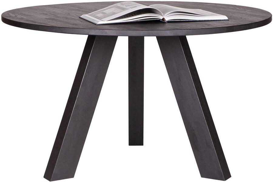 WOOOD | Rhonda Eettafel -Ø129 Blacknight | Eettafels | Eettafel - Foto 4