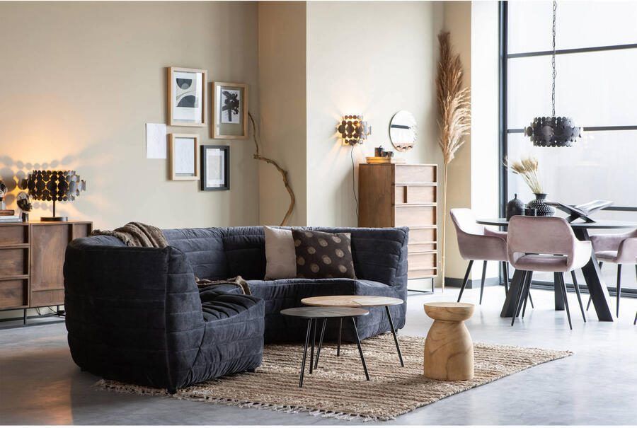 WOOOD | Rhonda Eettafel -Ø129 Blacknight | Eettafels | Eettafel - Foto 3