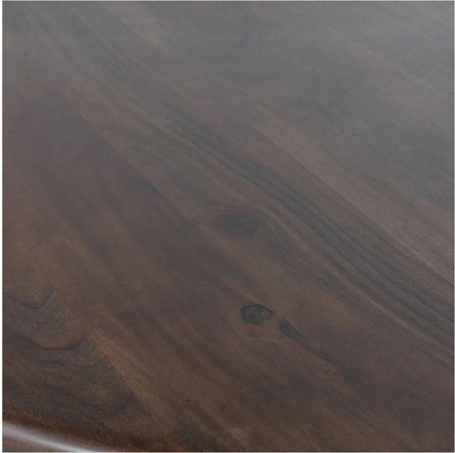 BePureHome | Roundly eettafel bureau mango hout walnoot 160x110 | Woonkamertafels | Bureau - Foto 5