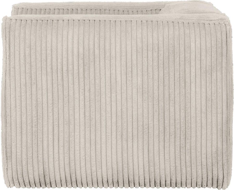 WOOOD | Bean Fauteuil Grove Melange Stof Naturel | Zitmeubels woonkamer | Fauteuil