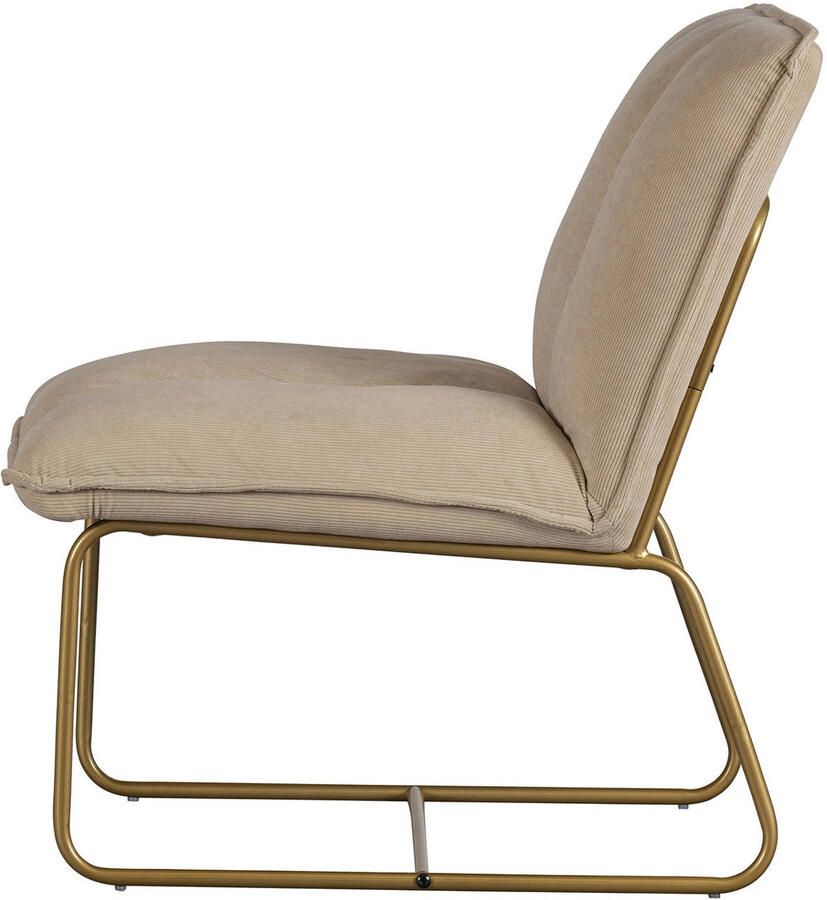 WOOOD | Fie Fauteuil Ribstof Zand | Zitmeubels woonkamer | Fauteuil - Foto 6