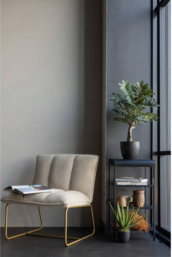 WOOOD | Fie Fauteuil Ribstof Zand | Zitmeubels woonkamer | Fauteuil - Foto 5