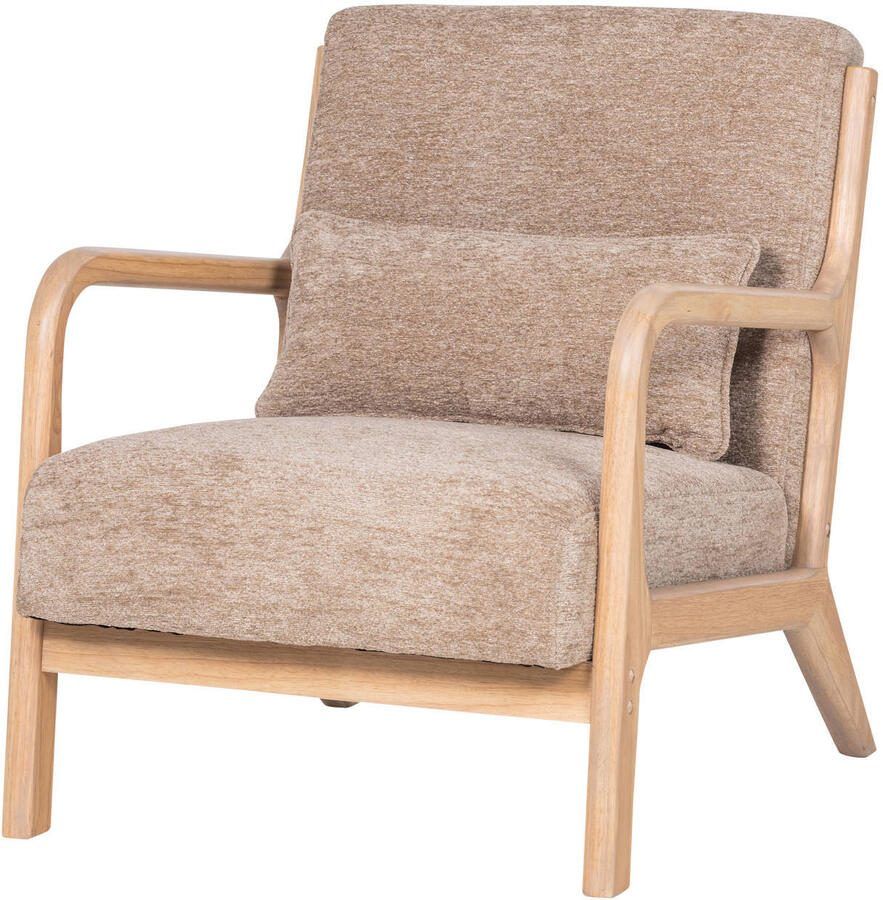 WOOOD Fauteuil Mark Chenille Zand