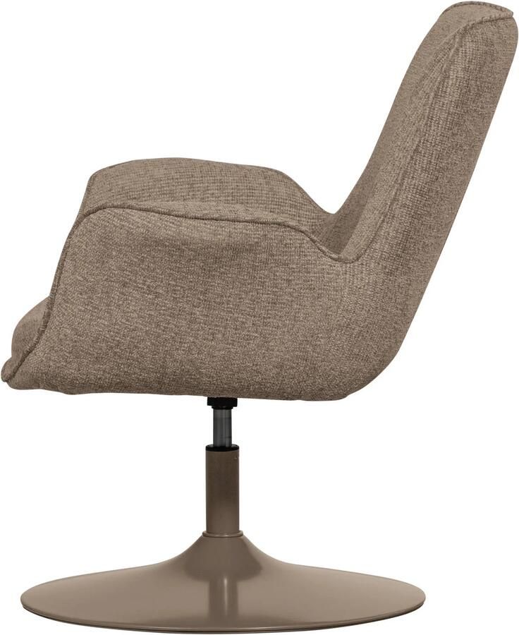 WOOOD | Marten in hoogte verstelbare fauteuil zand | Zitmeubels woonkamer | Draaifauteuil - Foto 2