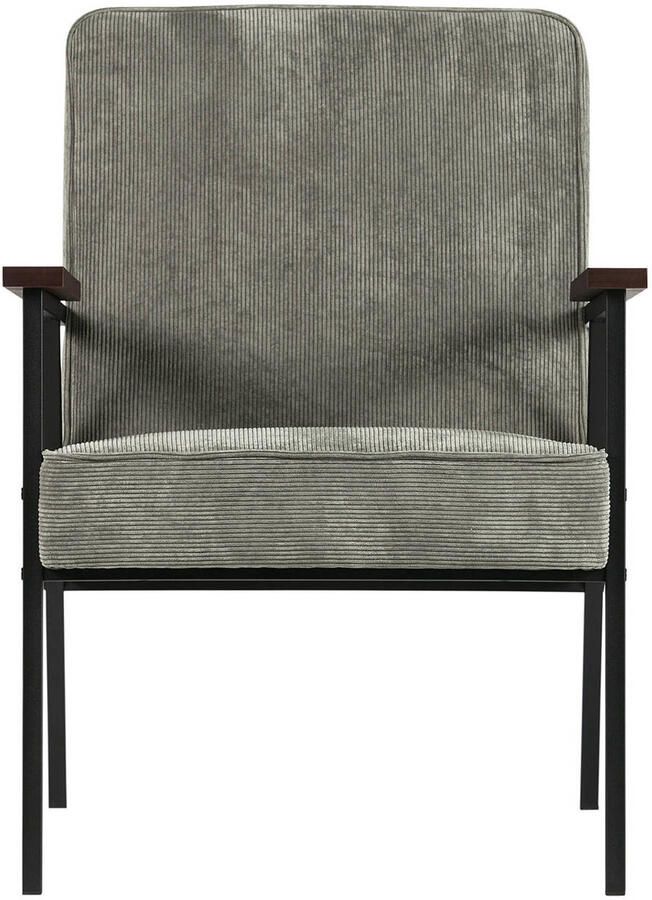 WOOOD | Sally Fauteuil Vergrijsd Groen | Zitmeubels woonkamer | Fauteuil - Foto 3