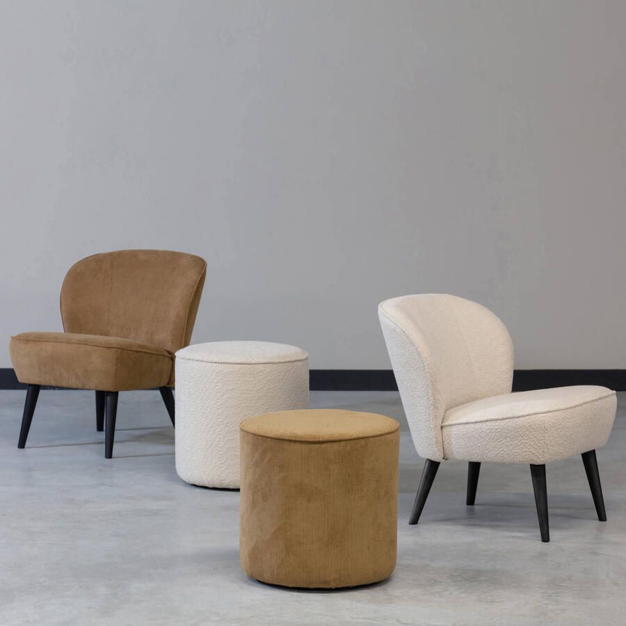 WOOOD Fauteuil Sara zacht gepolsterd 4-poots onderstel h 71 cm x b 59 cm - Foto 10