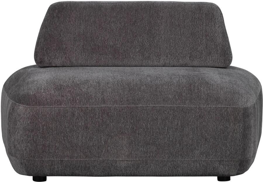 WOOOD | Sterck fauteuil met verplaatsbare rugleuning charcoal | Zitmeubels woonkamer | Fauteuil - Foto 3