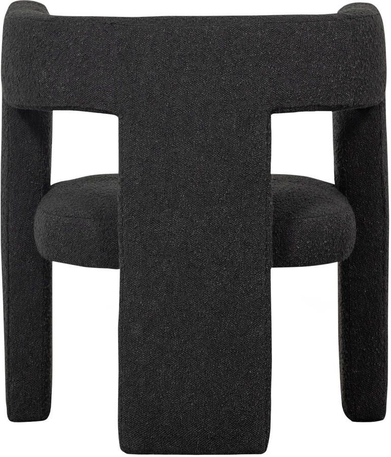 WOOOD Exclusive | Tiwa Fauteuil Bouclé Donkergrijs | Zitmeubels woonkamer | Fauteuil - Foto 5