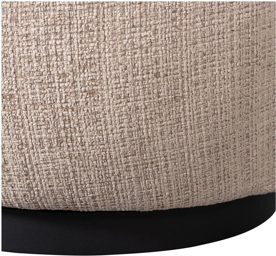 BePureHome | Woolly draaifauteuil chenille zand | Zitmeubels woonkamer | Draaifauteuil - Foto 5