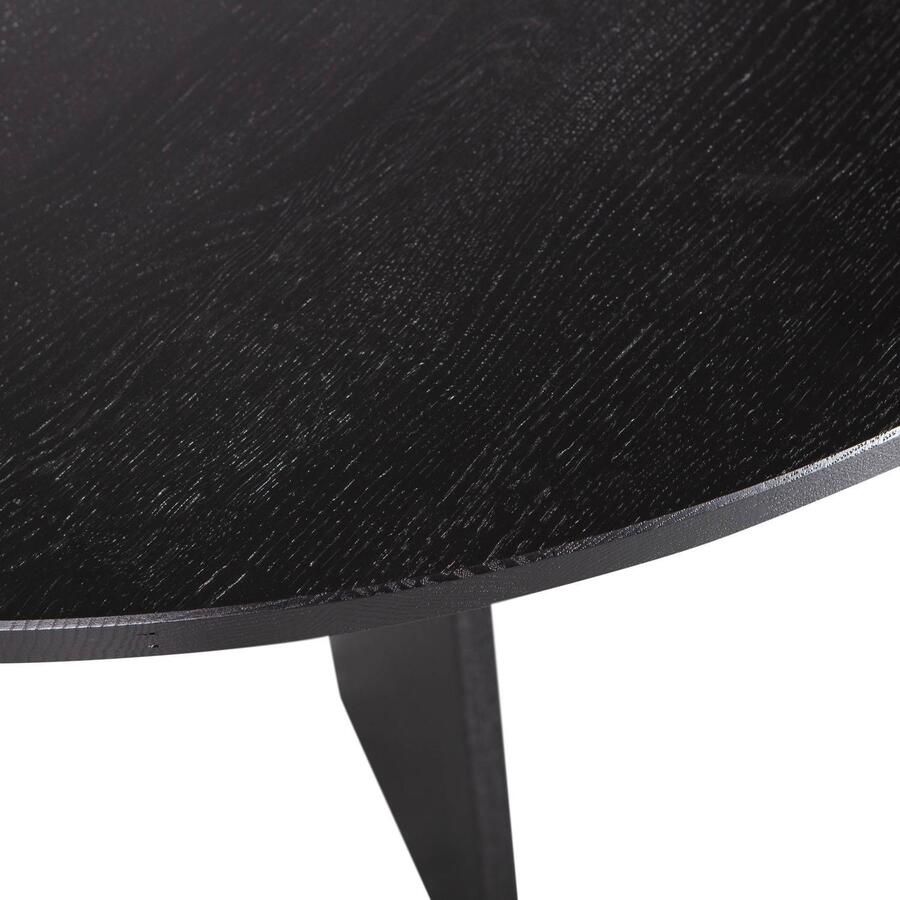 WOOOD | Fries eettafel eiken blacknight o129cm | Eettafels | Eettafel - Foto 3