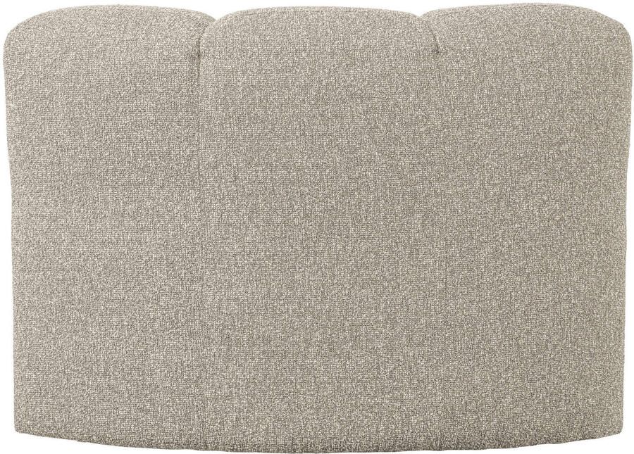 Woood Mojo Eetbankje Hoek Met Rugleuning Bouclé Beige Melange - Foto 2