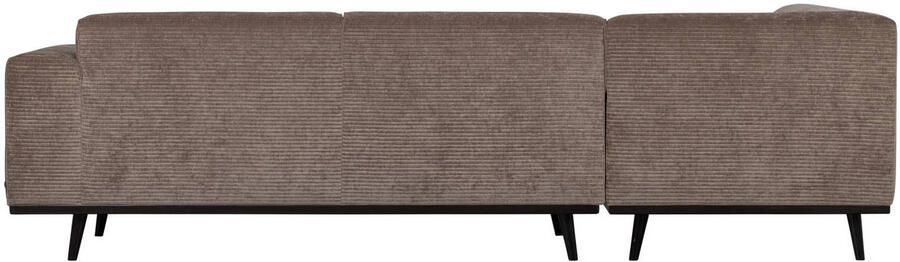 BePureHome | Statement Hoekbank Links Rib Taupe | Zitmeubels woonkamer | HoekbankModulaire banken - Foto 4