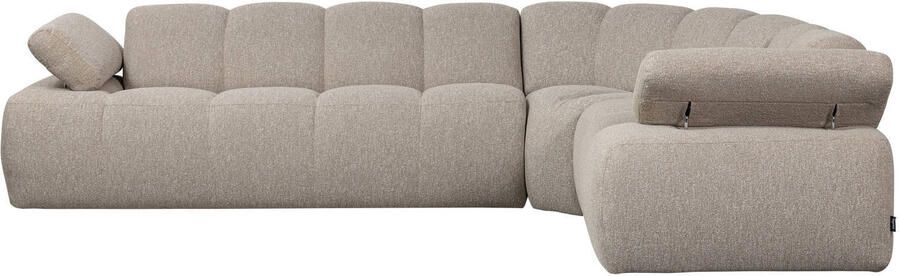 WOOOD | Mojo hoekbank rechts boucle beige melange | Zitmeubels woonkamer | Hoekbank - Foto 2