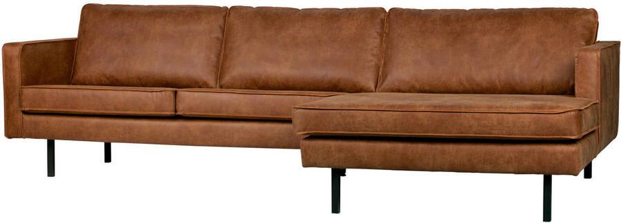 BePureHome | Rodeo Chaise Longue Rechts Cognac | Zitmeubels woonkamer | Hoekbank - Foto 4