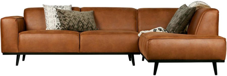 BePureHome | Statement Hoekbank Rechts Eco Leer Cognac | Zitmeubels woonkamer | HoekbankModulaire banken - Foto 3