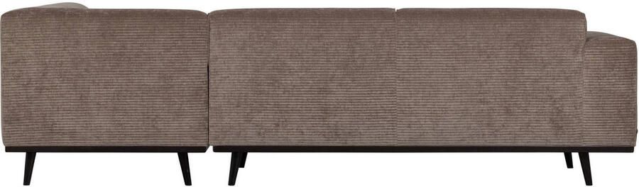 BePureHome | Statement Hoekbank Rechts Rib Taupe | Zitmeubels woonkamer | HoekbankModulaire banken - Foto 3
