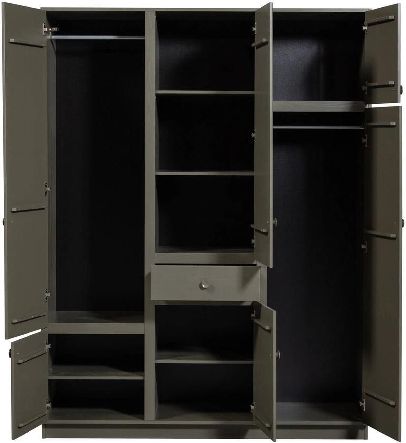 WOOOD | Alfie kledingkast breed 160cm grenen forest | Slaapkamerkasten | Linnenkast - Foto 3