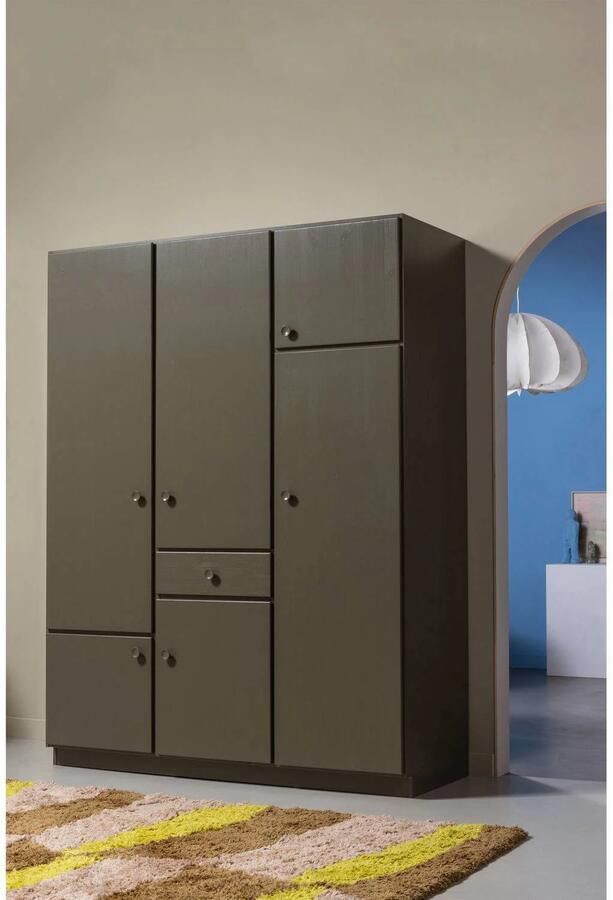 WOOOD | Alfie kledingkast breed 160cm grenen forest | Slaapkamerkasten | Linnenkast - Foto 2