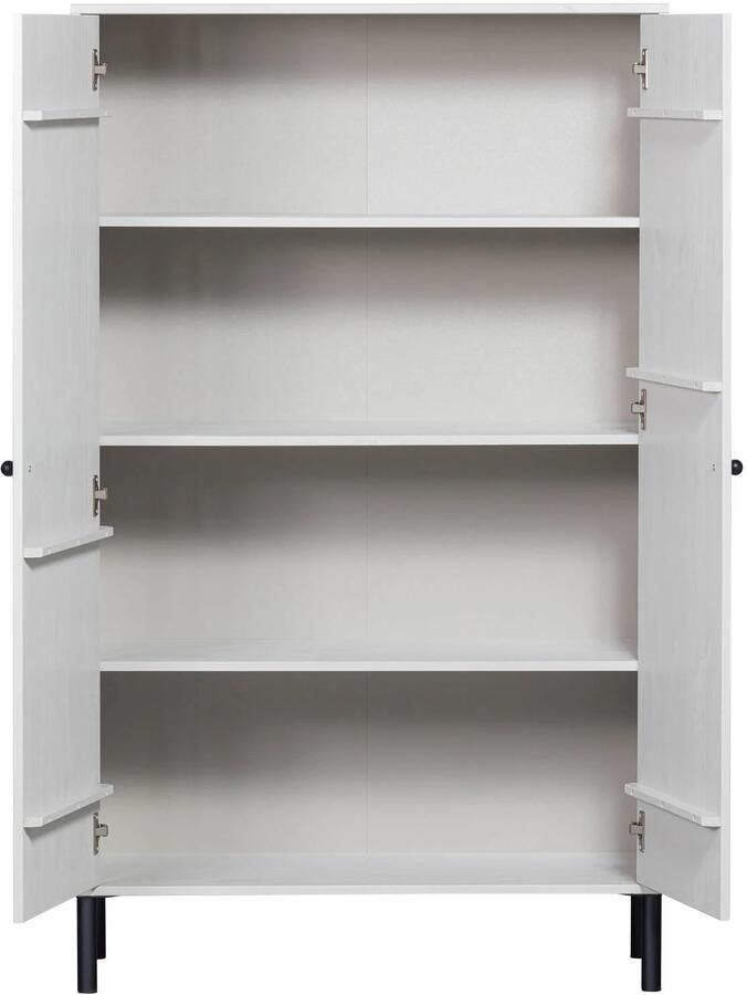 WOOOD | Xina lage kast grenen wolkengrijs | Woonkamer meubels | Wandkast - Foto 2
