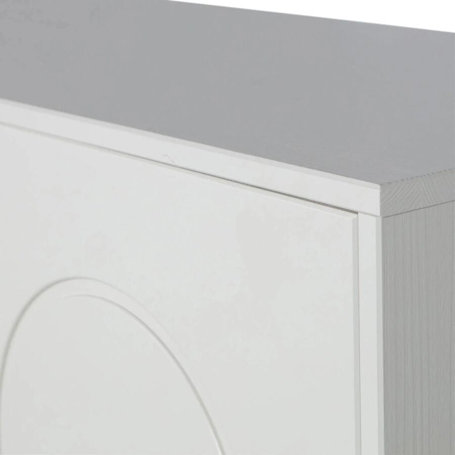 WOOOD | Xina lage kast grenen wolkengrijs | Woonkamer meubels | Wandkast
