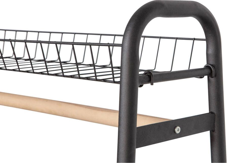 WOOOD | Jovi Kledingrek Metaal Zwart | Woonkamer meubels | Kast - Foto 3