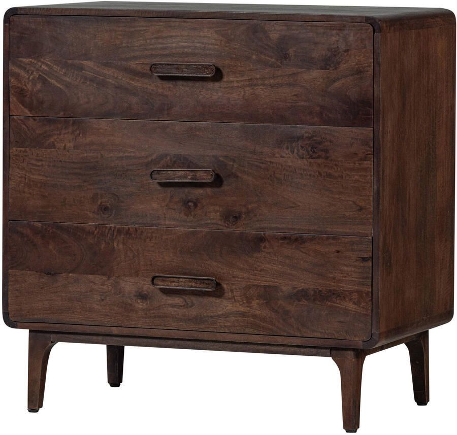 WOOOD | Liya ladekast mango hout donkerbruin | Woonkamer meubels | KastLadekast - Foto 2