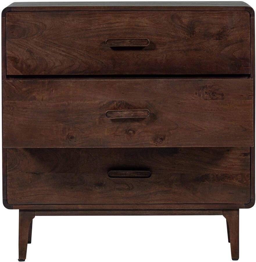 WOOOD | Liya ladekast mango hout donkerbruin | Woonkamer meubels | KastLadekast - Foto 3