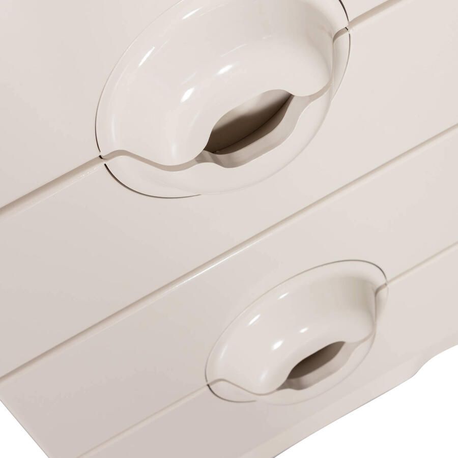 WOOOD | Merge ladekast 4 lades hout greige | Woonkamer meubels | Ladekast - Foto 2