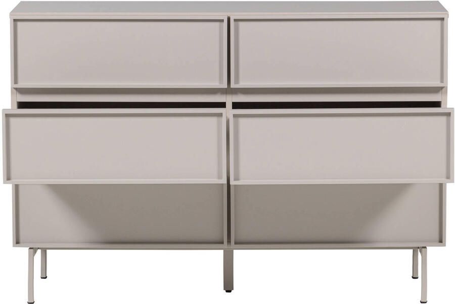 WOOOD | Tours ladekast 6 lades melamine mdf zand | Woonkamer meubels | Ladekast - Foto 3
