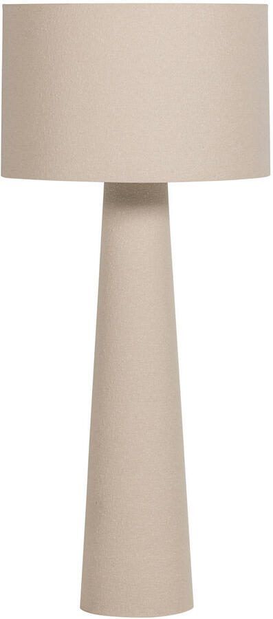WOOOD LOFT VLOERLAMP XXL METAAL BOUCLÉ NATUREL 160XØ70 CM