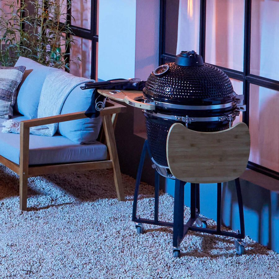 Exotan Loungeset Loungestoel Tuinbank Tafel Teak Grijs Set van 4 - Foto 2