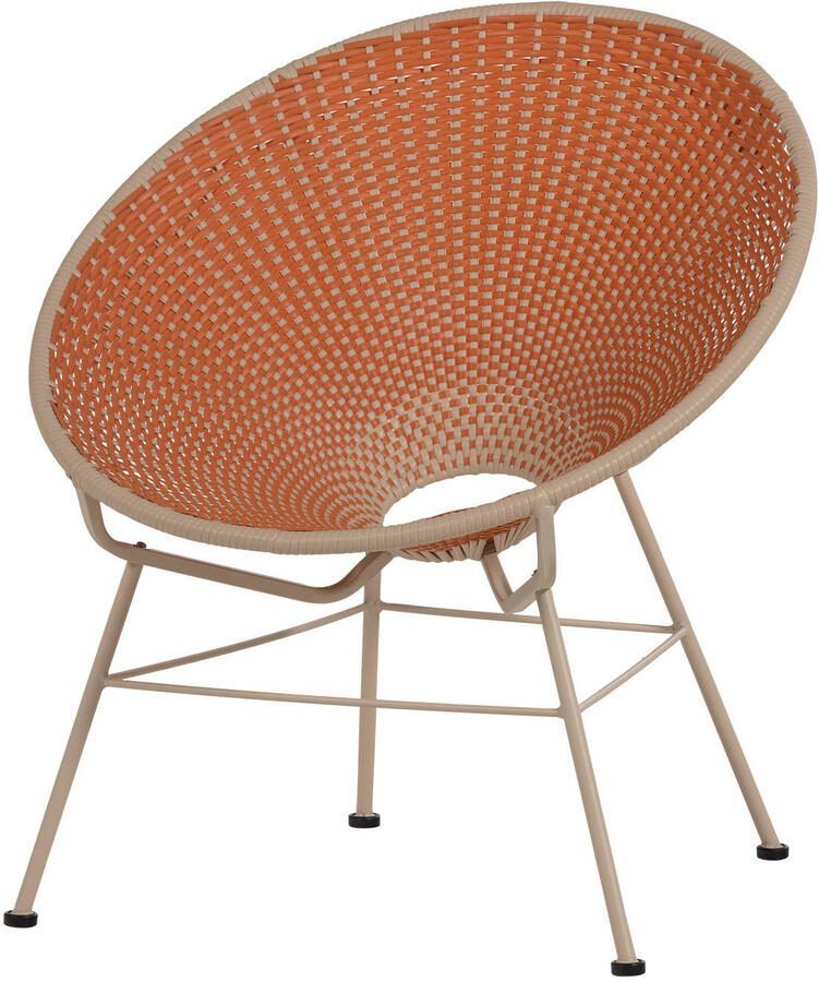 WOOOD Outdoor Loungestoel Kazoun All Weather Oranje