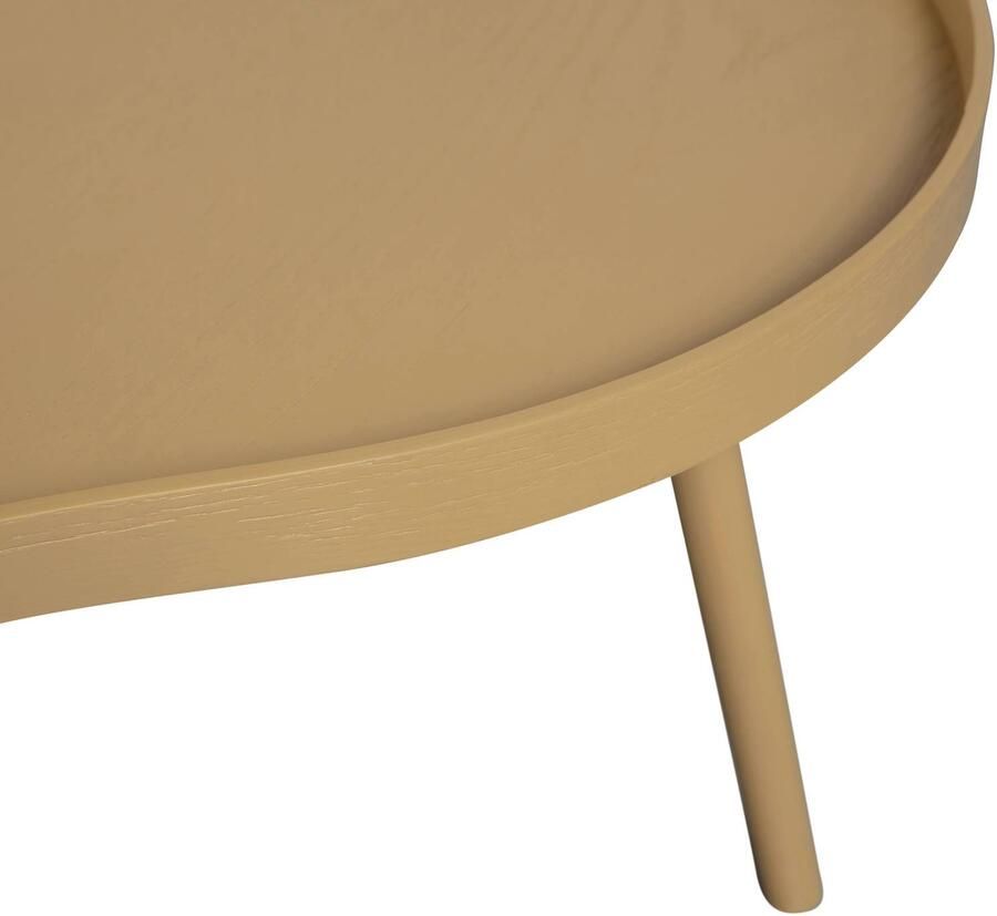 WOOOD Mae Bijzettafel Organisch Langwerpig Hout Bruin 35x100x58 - Foto 2
