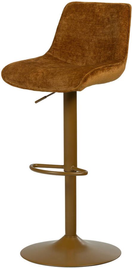 WOOOD Marten barkruk zithoogte 88 cm karamelbruin