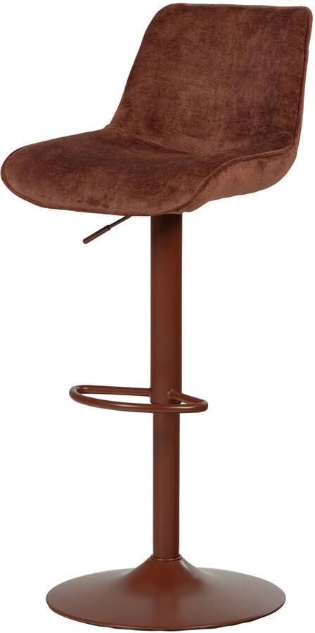 WOOOD Marten barkruk zithoogte 88 cm kastanjebruin