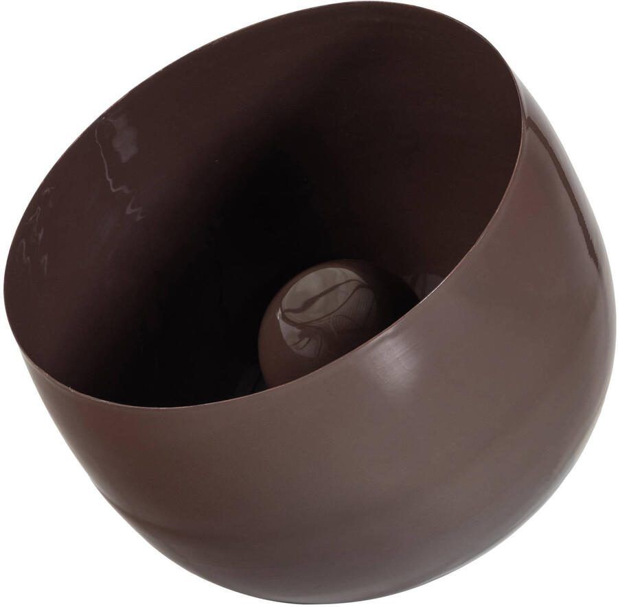 WOOOD Mero tafellamp 34xø35 cm metaal hoogglans bruin