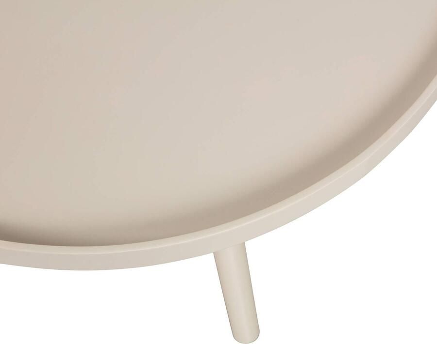 WOOOD | Mesa Bijzettafel L Hout Antique Beige 34 XØ60 | Woonkamertafels | Bijzettafel - Foto 4