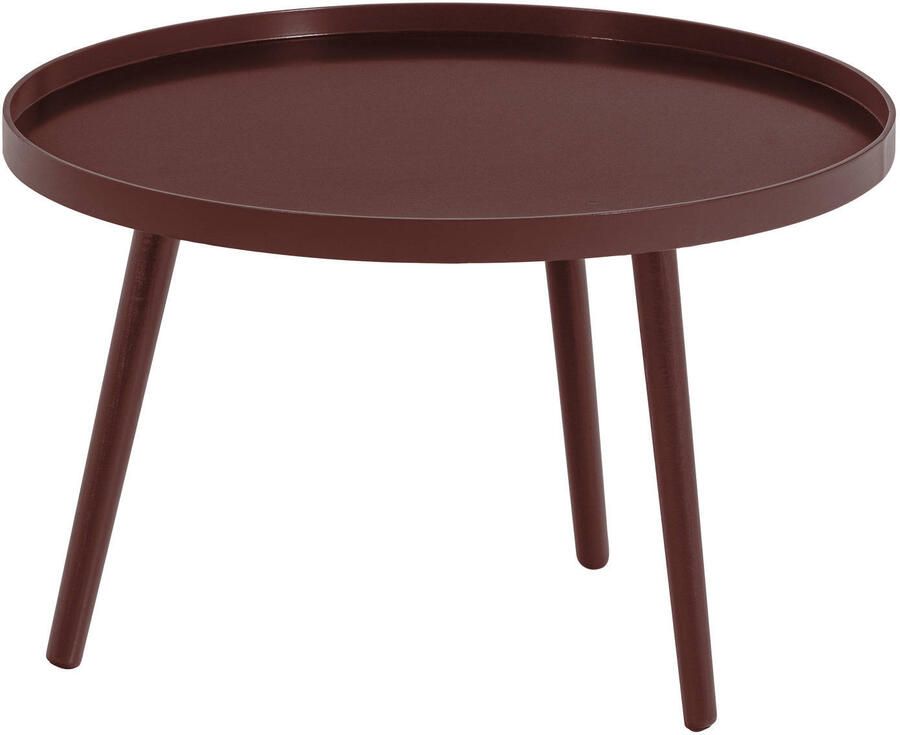 WOOOD Mesa houten bijzettafel rood