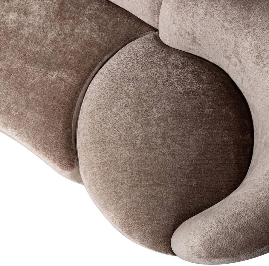 BePureHome | Popular combi: bankje fauteuil poef taupe | Zitmeubels woonkamer | 2-zitsbank2 5-zitsbank3-zitsbank - Foto 2