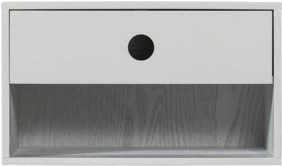 WOOOD | Nancy Hangend Nachtkastje Mist | Slaapkamerkasten | Nachtkastje - Foto 3